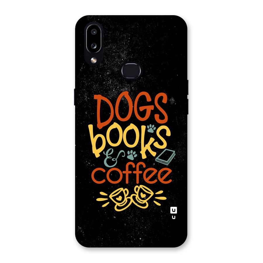 Dogs Books Coffee Back Case for Galaxy A10s