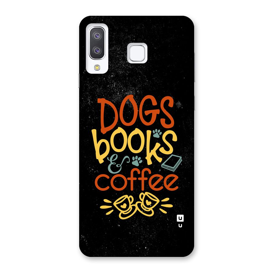 Dogs Books Coffee Back Case for Galaxy A8 Star