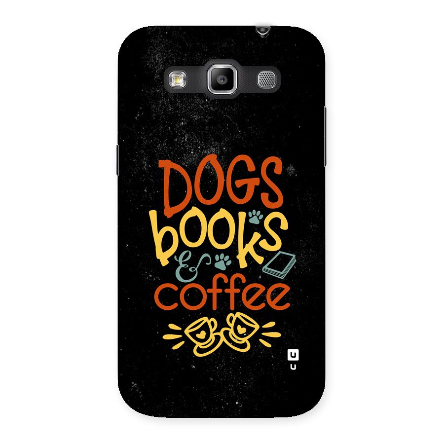 Dogs Books Coffee Back Case for Galaxy Grand Quattro