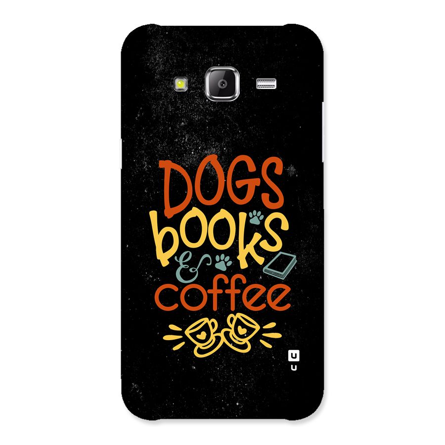 Dogs Books Coffee Back Case for Galaxy J2 Prime