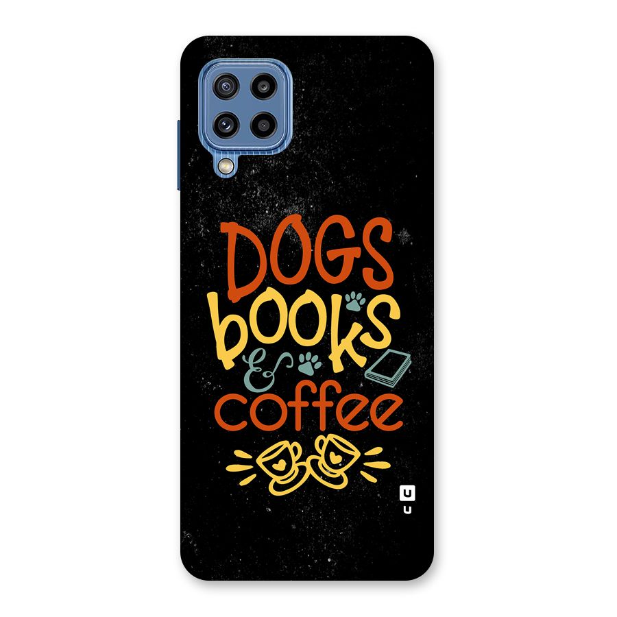 Dogs Books Coffee Back Case for Galaxy M32