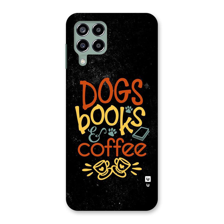 Dogs Books Coffee Back Case for Galaxy M33