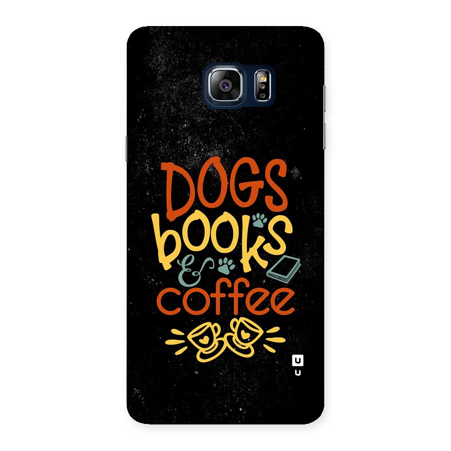 Dogs Books Coffee Back Case for Galaxy Note 5