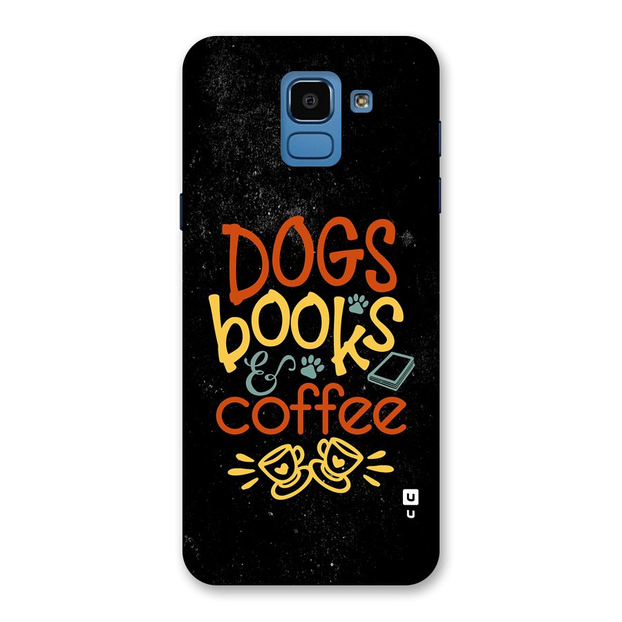 Dogs Books Coffee Back Case for Galaxy On6