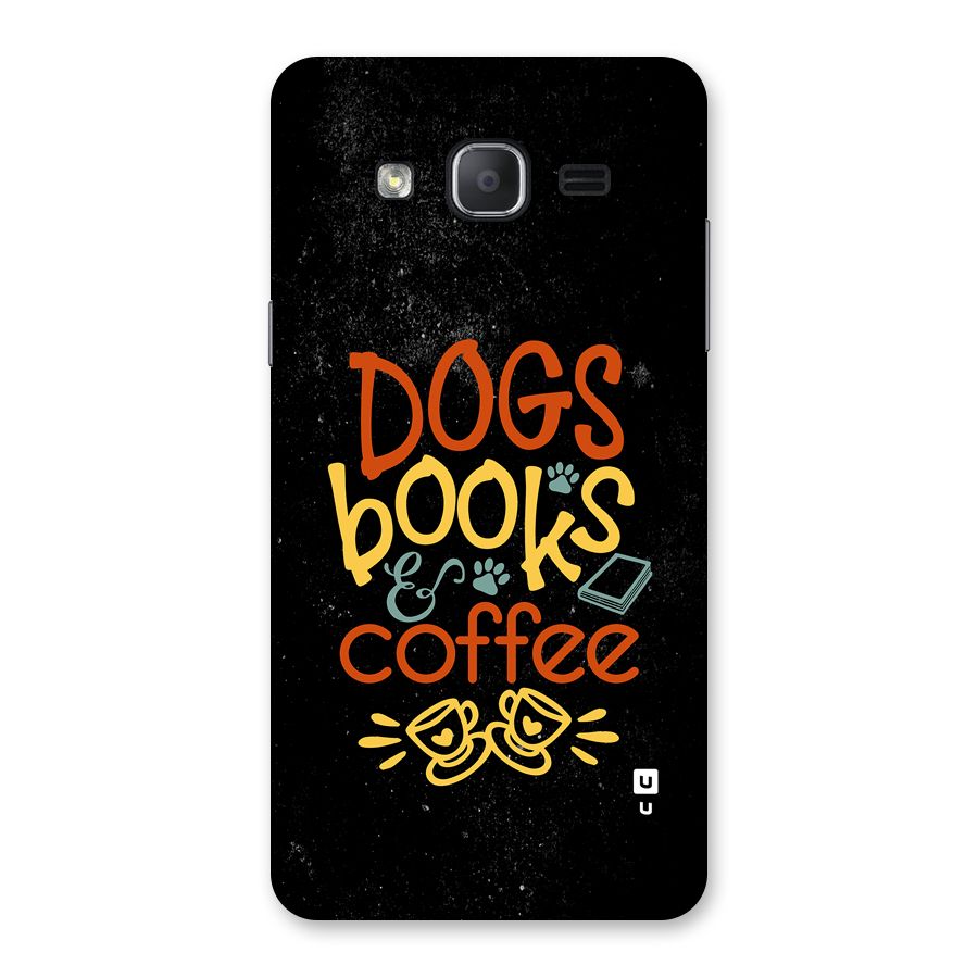 Dogs Books Coffee Back Case for Galaxy On7 Pro