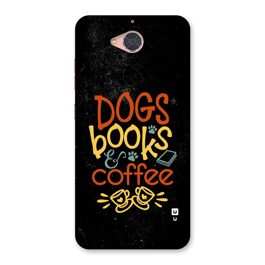 Dogs Books Coffee Back Case for Gionee S6 Pro