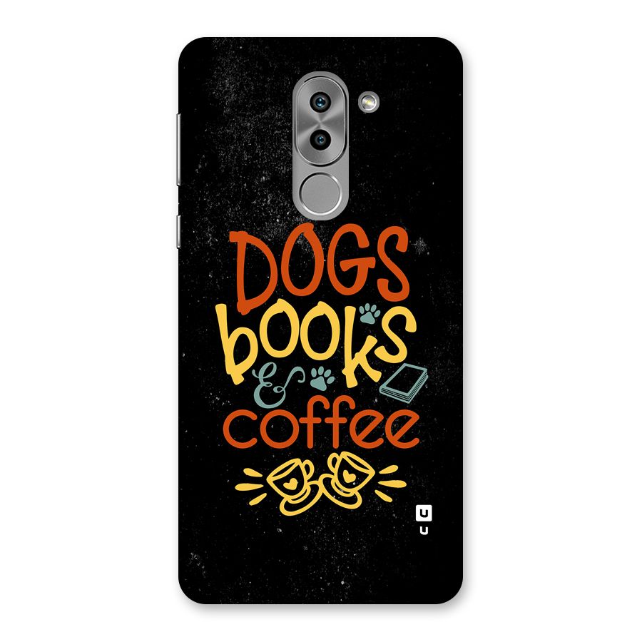 Dogs Books Coffee Back Case for Honor 6X