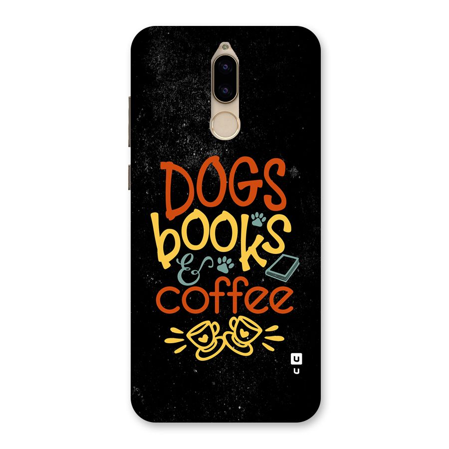 Dogs Books Coffee Back Case for Honor 9i