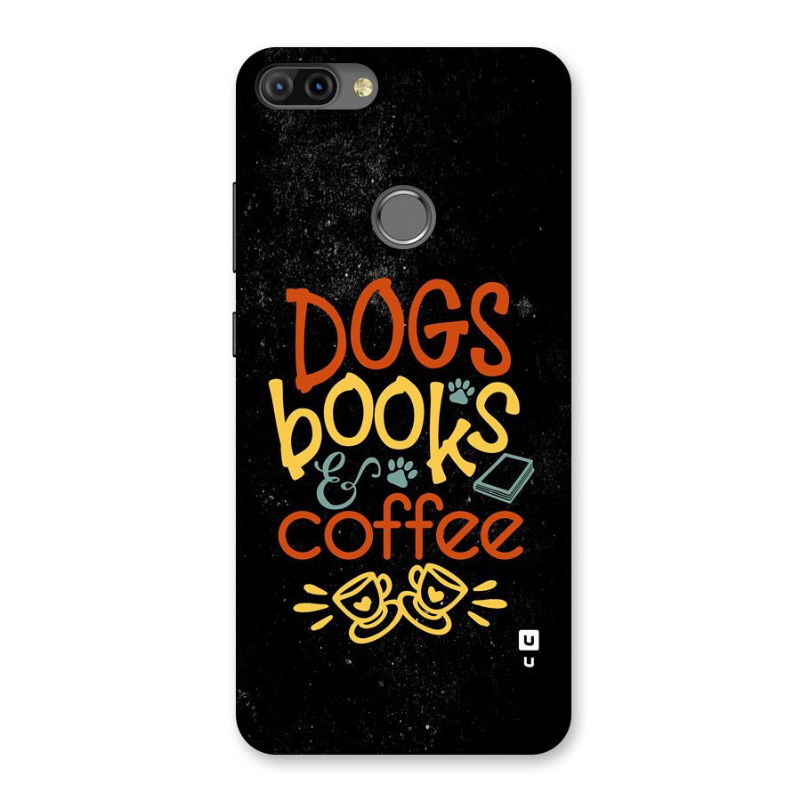 Dogs Books Coffee Back Case for Infinix Hot 6 Pro