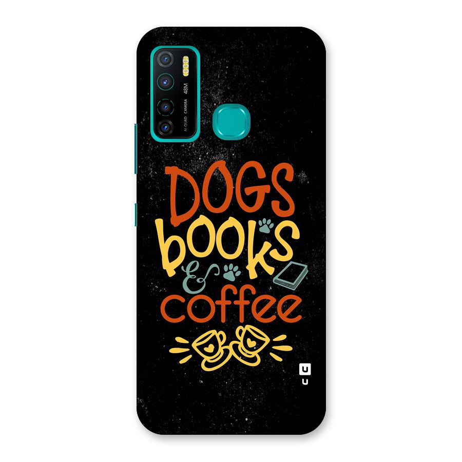 Dogs Books Coffee Back Case for Infinix Hot 9 Pro