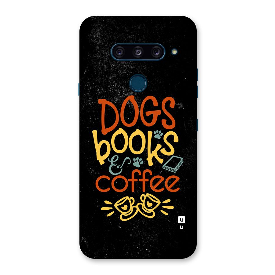 Dogs Books Coffee Back Case for LG  V40 ThinQ