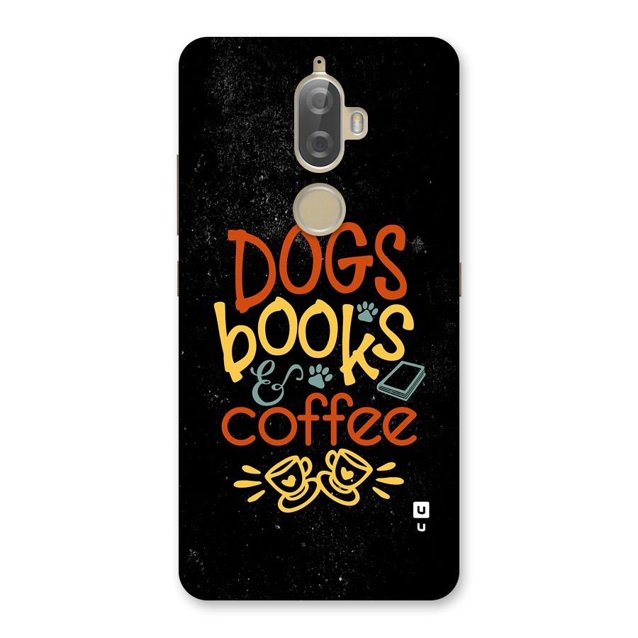Dogs Books Coffee Back Case for Lenovo K8 Plus