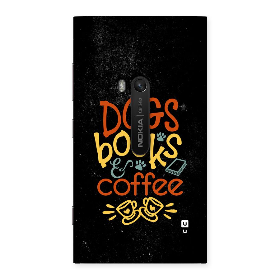 Dogs Books Coffee Back Case for Lumia 920