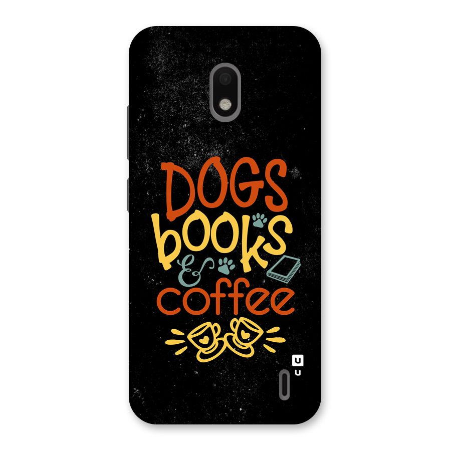 Dogs Books Coffee Back Case for Nokia 2.2