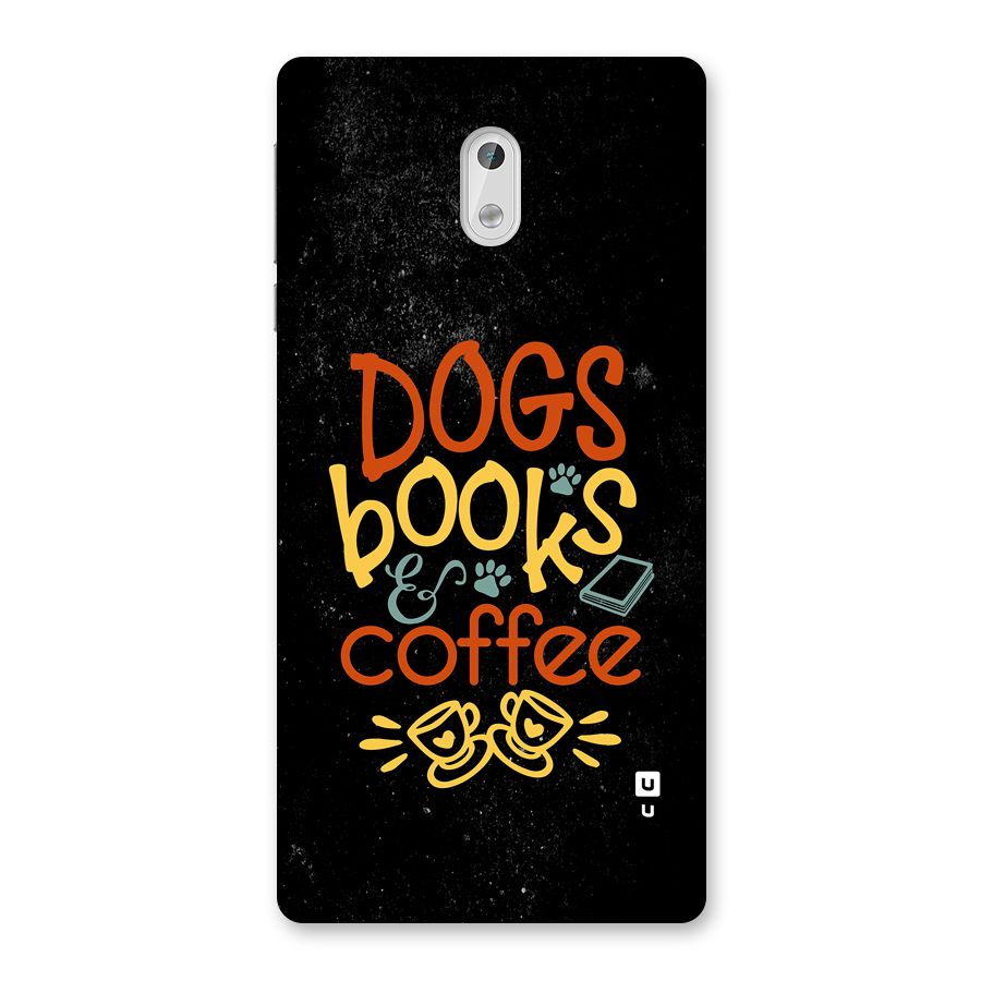 Dogs Books Coffee Back Case for Nokia 3