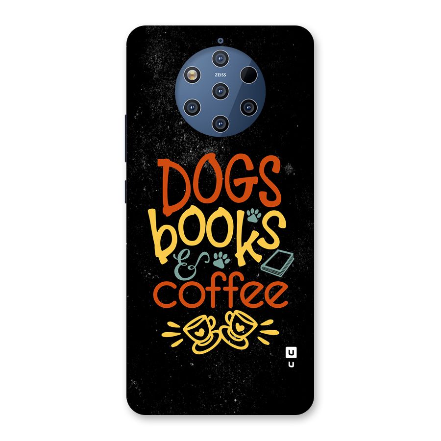 Dogs Books Coffee Back Case for Nokia 9 PureView