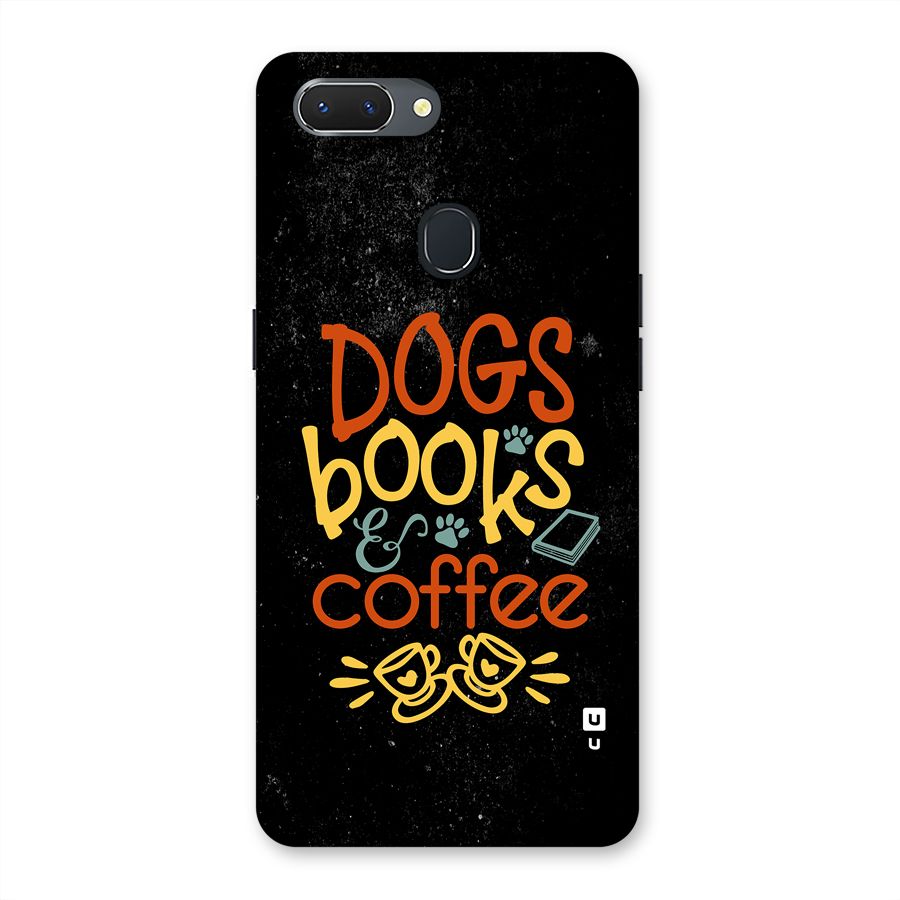 Dogs Books Coffee Back Case for Realme 2