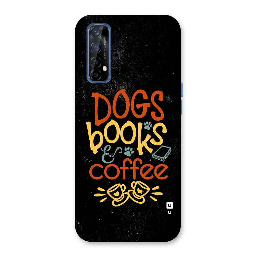 Dogs Books Coffee Back Case for Realme 7