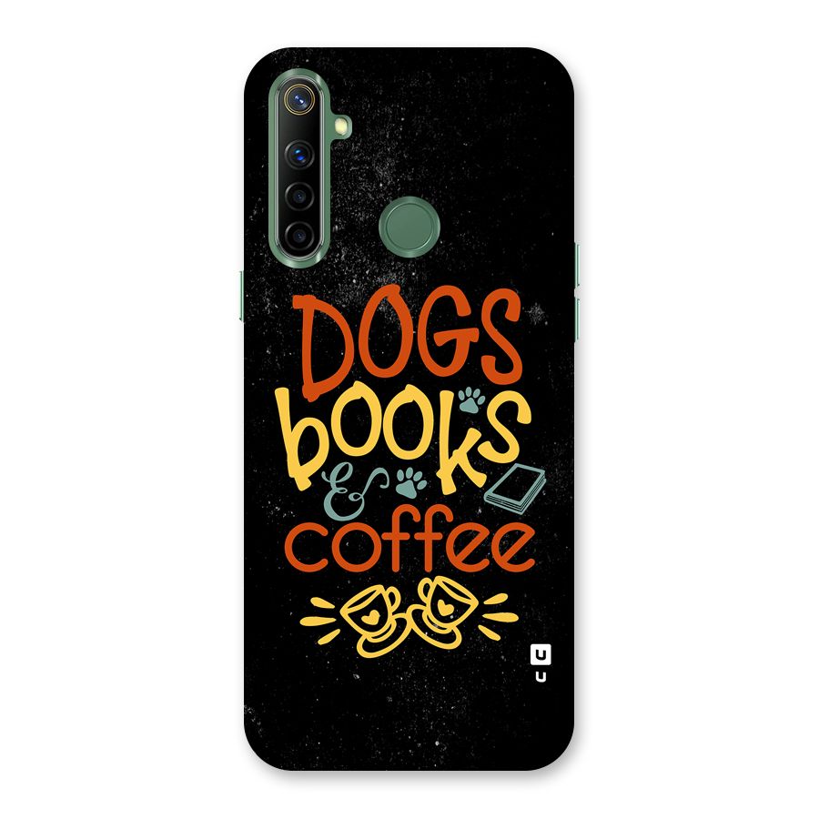 Dogs Books Coffee Back Case for Realme Narzo 10