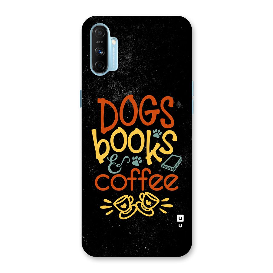 Dogs Books Coffee Back Case for Realme Narzo 20A