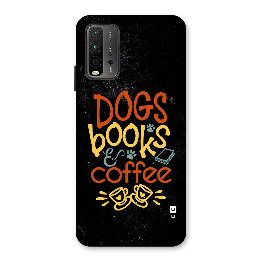 Dogs Books Coffee Back Case for Redmi 9 Power