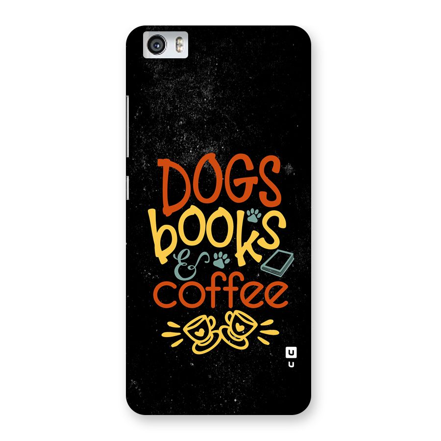 Dogs Books Coffee Back Case for Redmi Mi 5