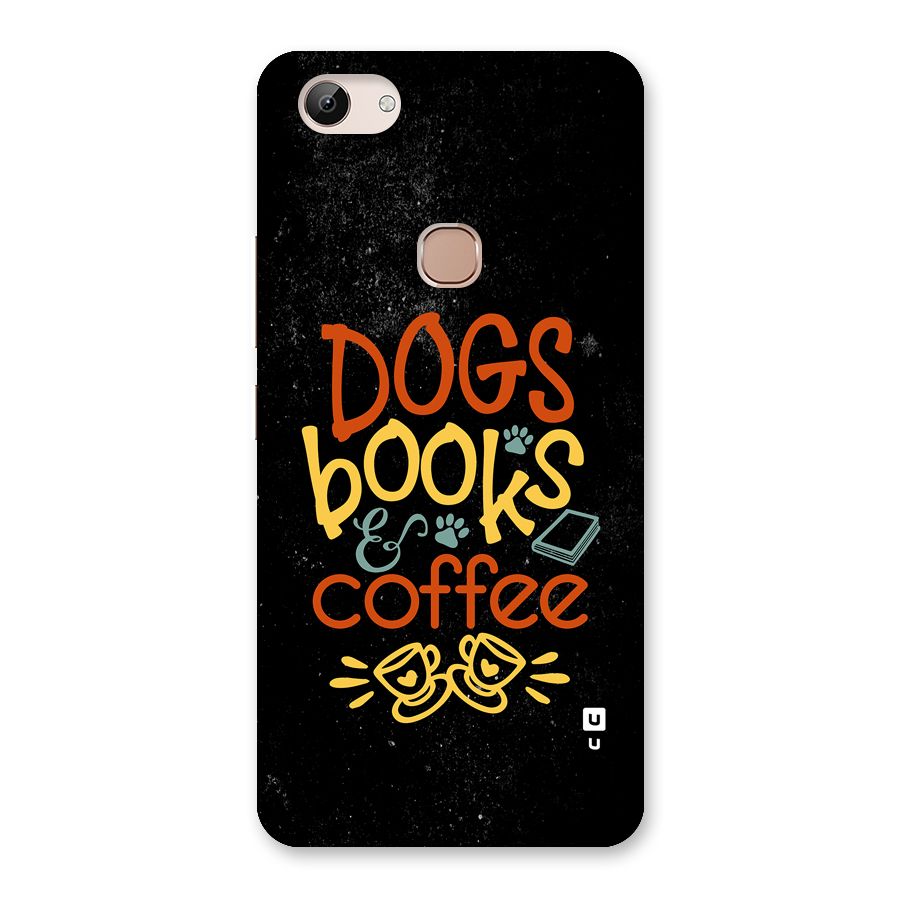 Dogs Books Coffee Back Case for Vivo Y83