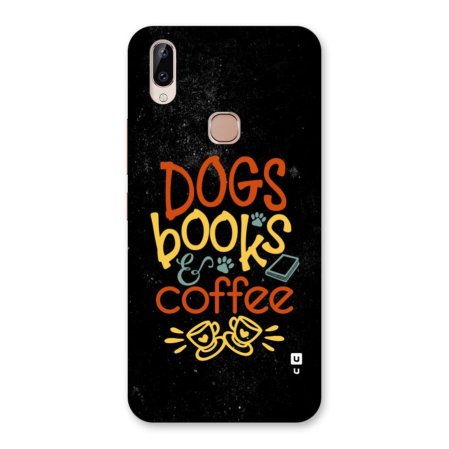 Dogs Books Coffee Back Case for Vivo Y83 Pro