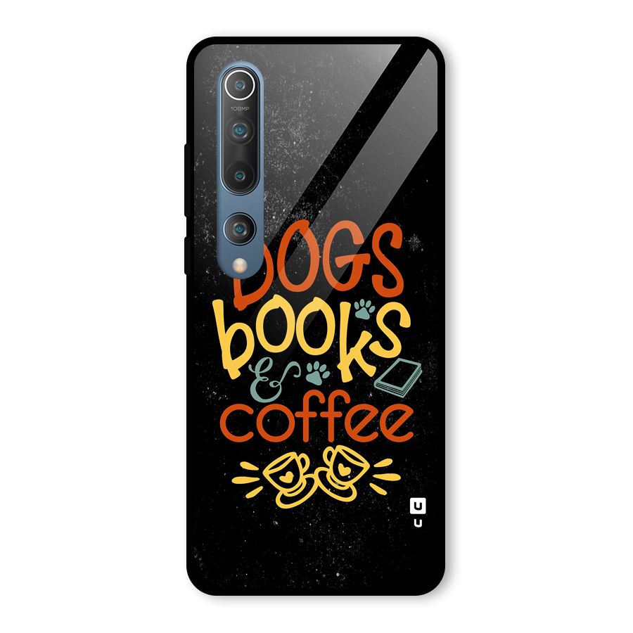 Dogs Books Coffee Glass Back Case for Mi 10