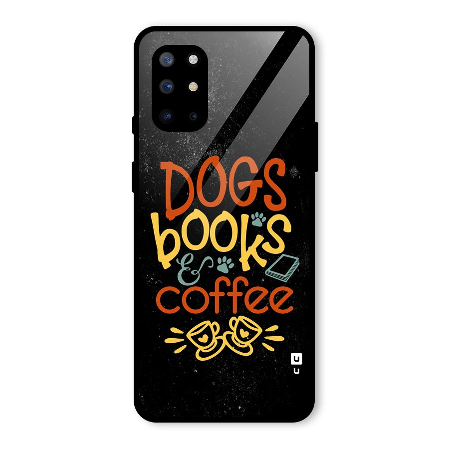 Dogs Books Coffee Glass Back Case for OnePlus 8T
