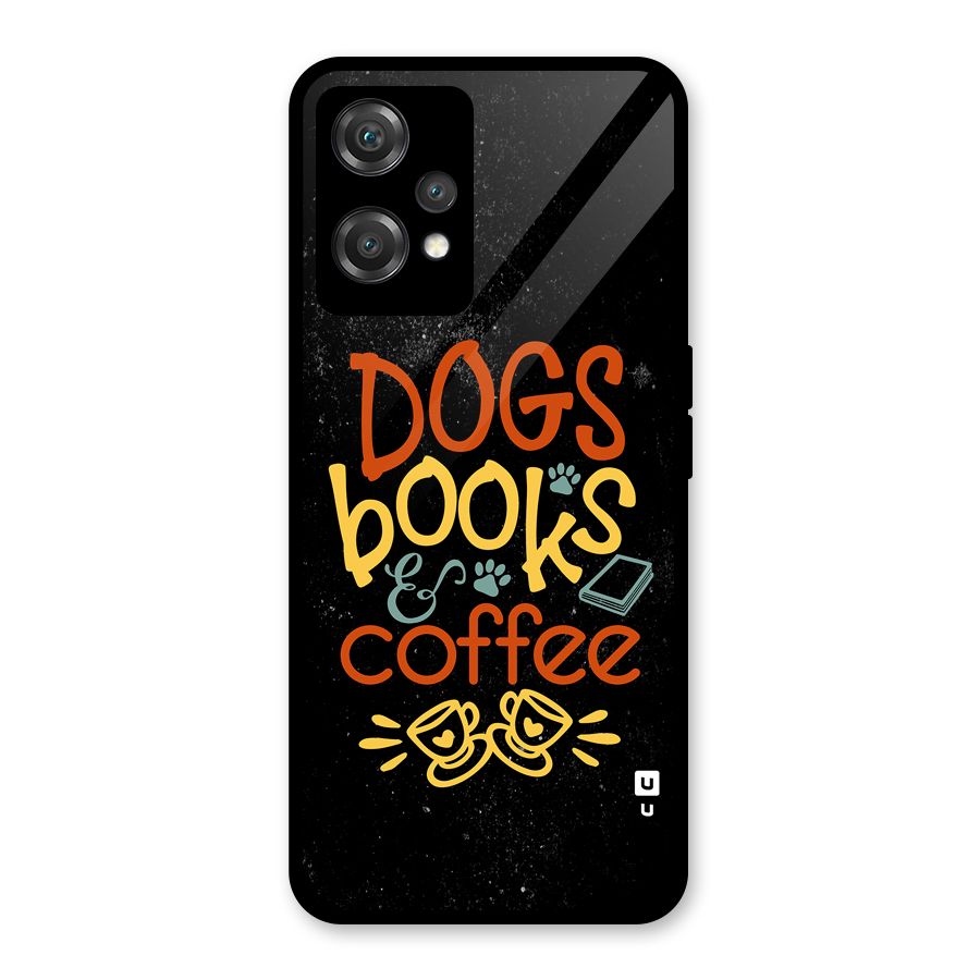 Dogs Books Coffee Glass Back Case for OnePlus Nord CE 2 Lite 5G