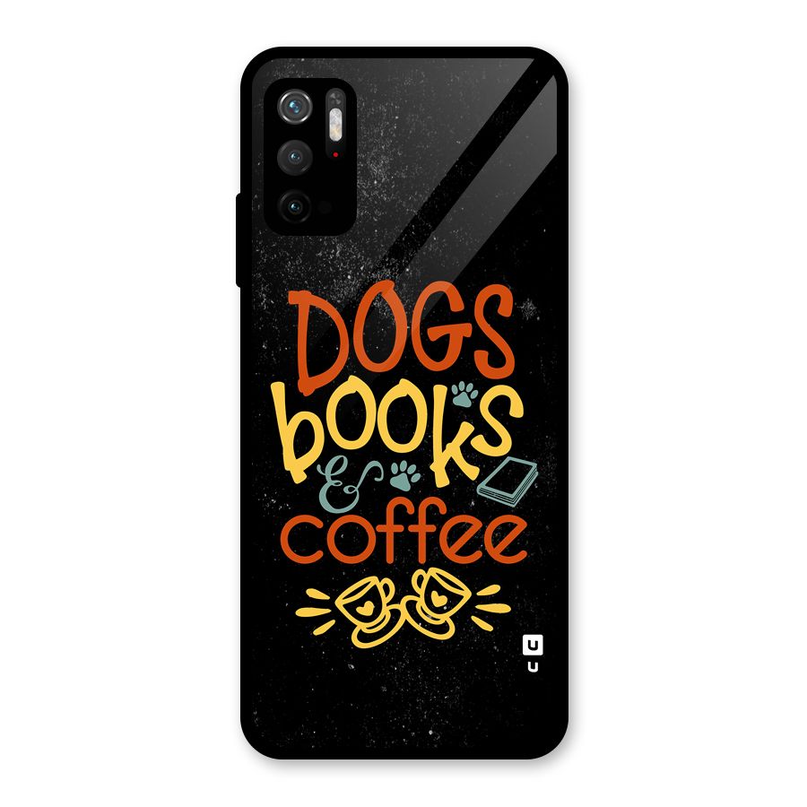 Dogs Books Coffee Glass Back Case for Poco M3 Pro 5G