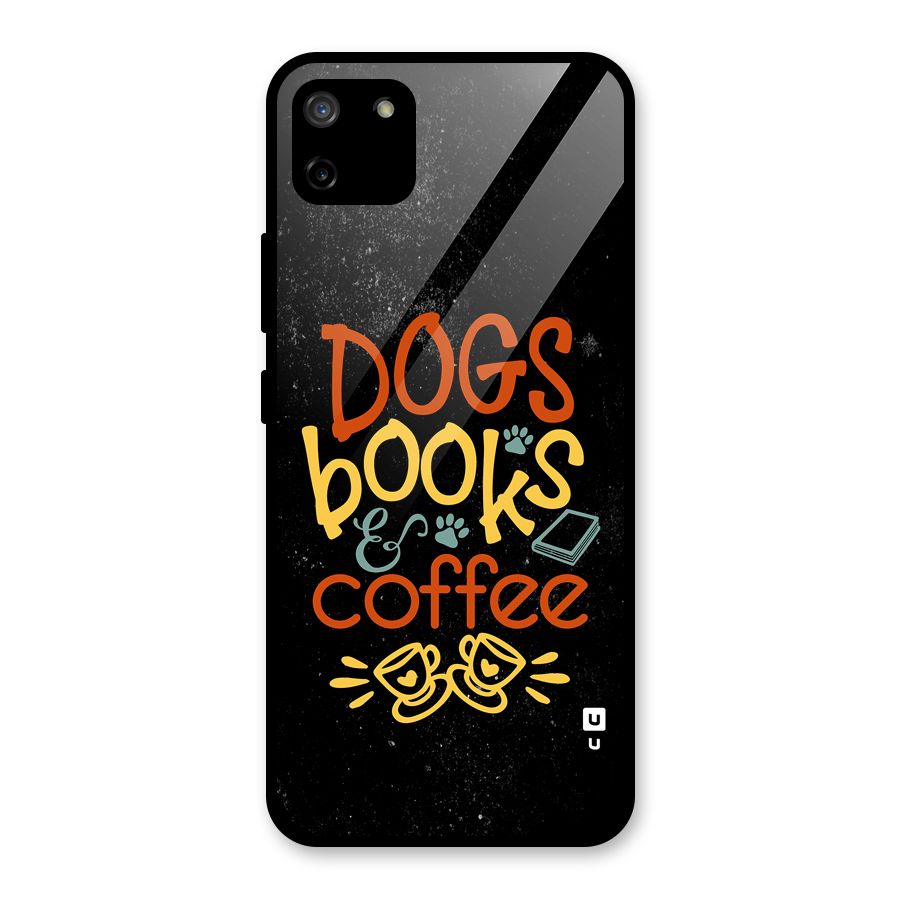 Dogs Books Coffee Glass Back Case for Realme C11