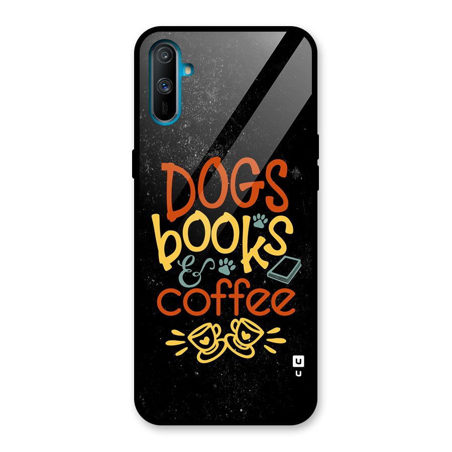 Dogs Books Coffee Glass Back Case for Realme C3