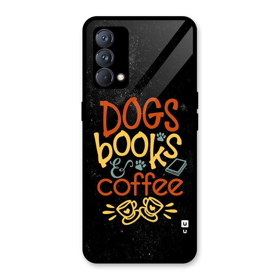 Dogs Books Coffee Glass Back Case for Realme GT Master Edition