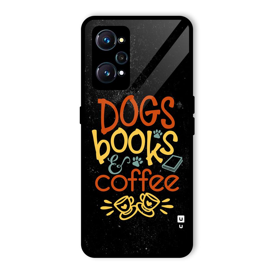 Dogs Books Coffee Glass Back Case for Realme GT Neo2