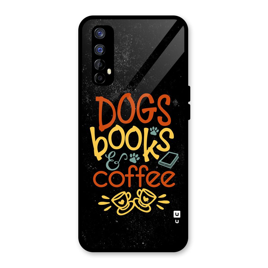Dogs Books Coffee Glass Back Case for Realme Narzo 20 Pro