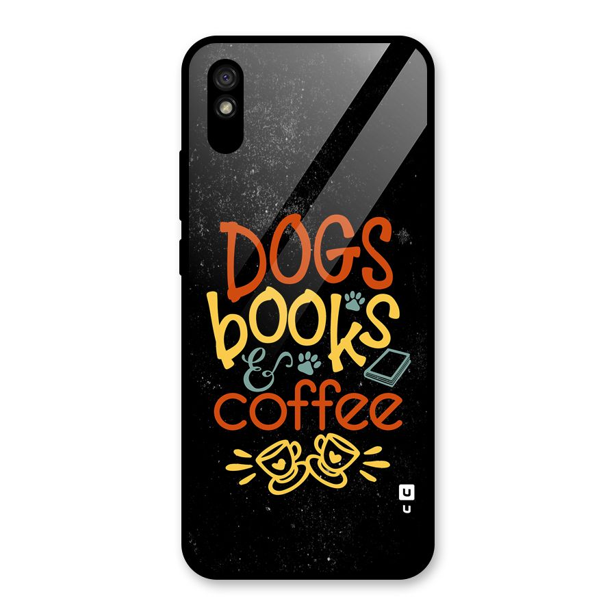 Dogs Books Coffee Glass Back Case for Redmi 9i