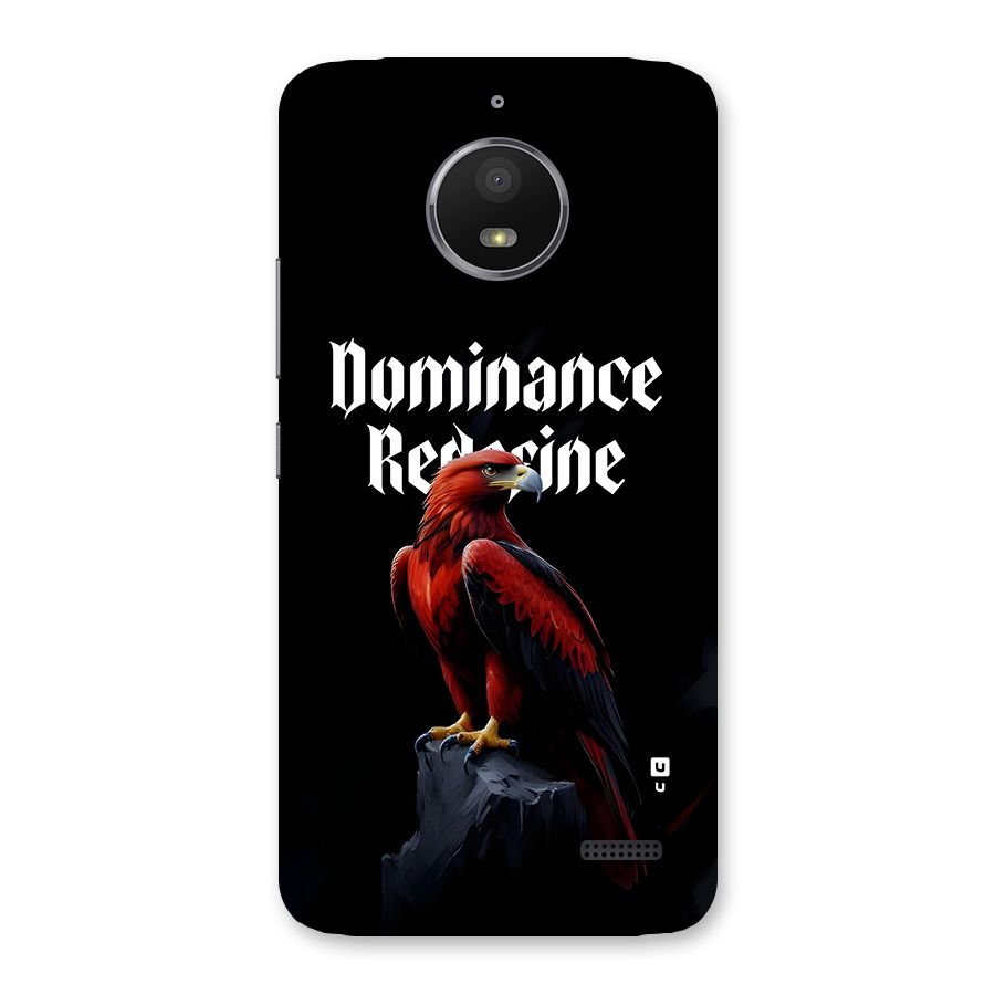 Dominance Eagle Back Case for Moto E4