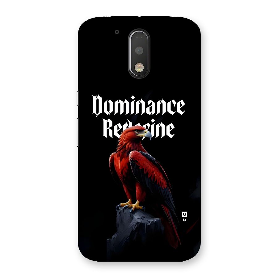 Dominance Eagle Back Case for Moto G4 Plus