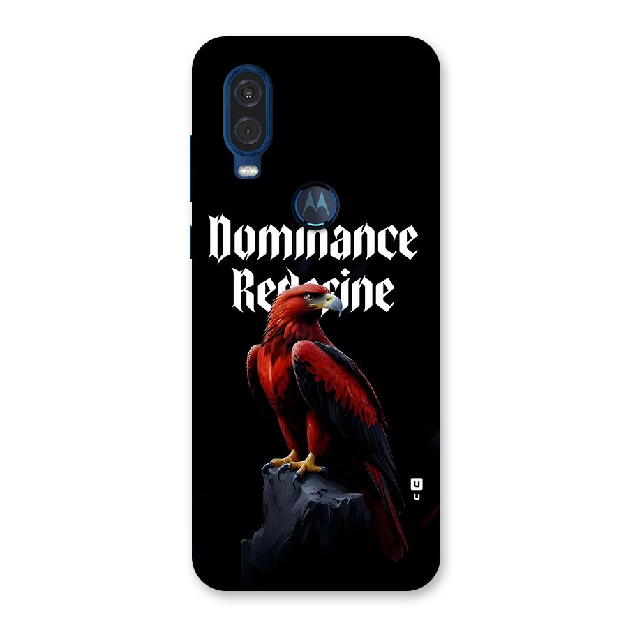 Dominance Eagle Back Case for Motorola One Vision