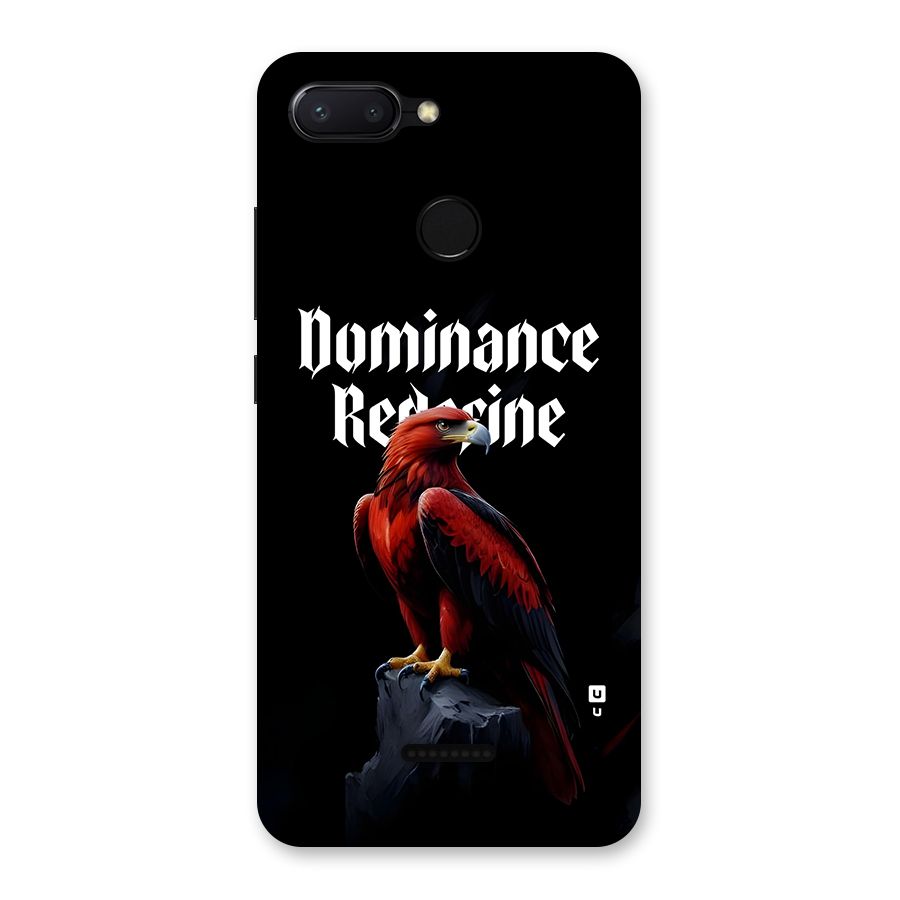 Dominance Eagle Back Case for Redmi 6