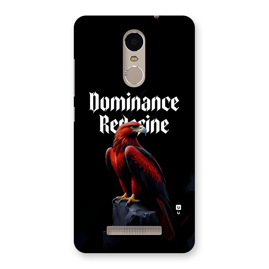 Dominance Eagle Back Case for Redmi Note 3