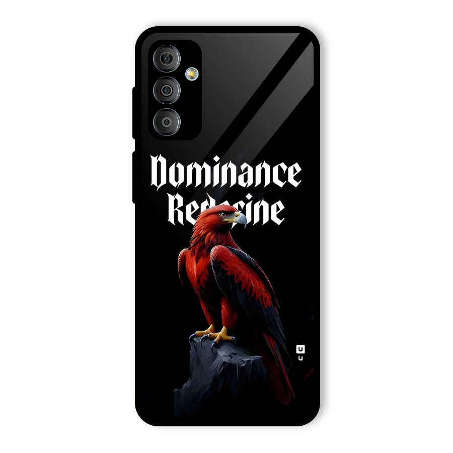 Dominance Eagle Glass Back Case for Galaxy F23
