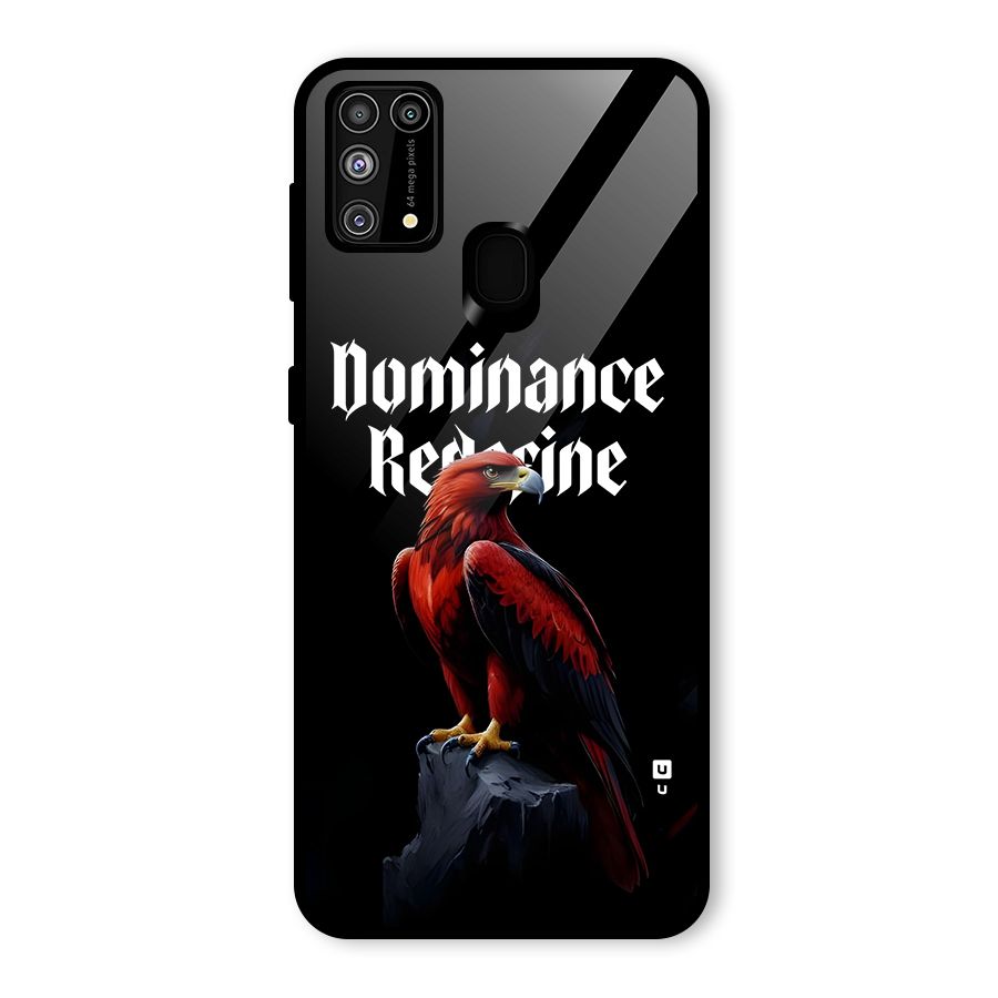 Dominance Eagle Glass Back Case for Galaxy F41