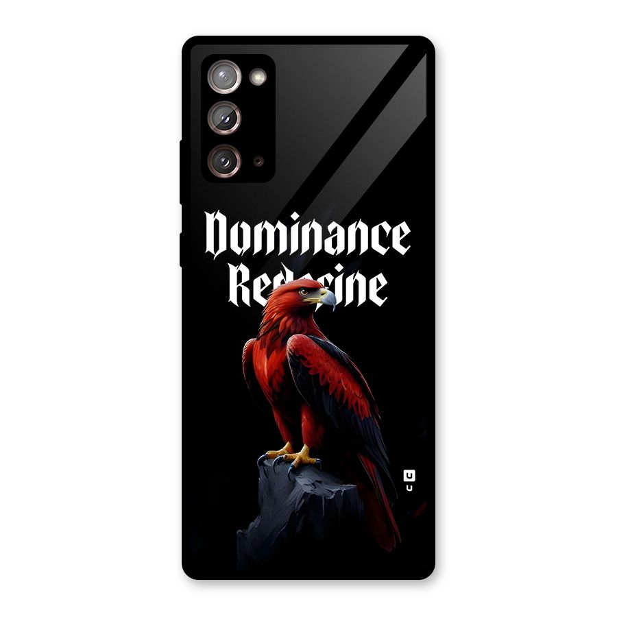 Dominance Eagle Glass Back Case for Galaxy Note 20