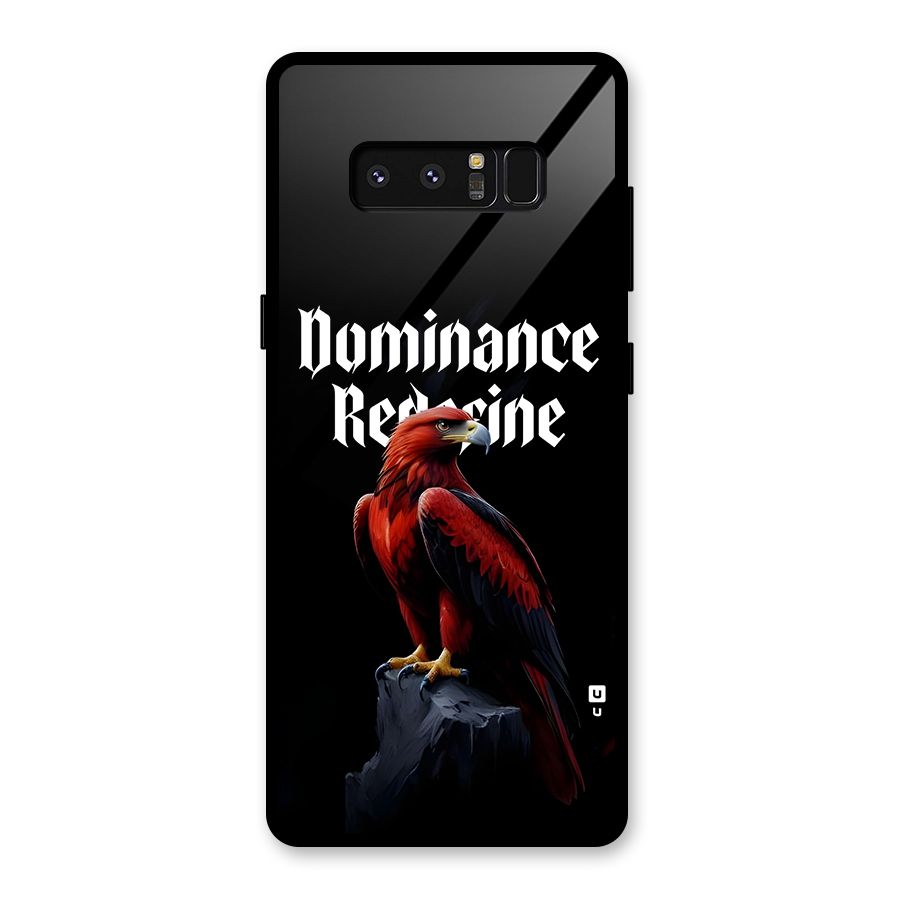 Dominance Eagle Glass Back Case for Galaxy Note 8