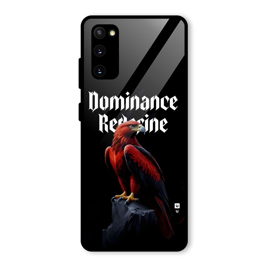 Dominance Eagle Glass Back Case for Galaxy S20 FE