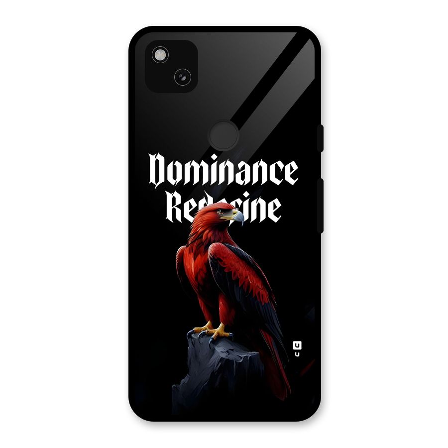 Dominance Eagle Glass Back Case for Google Pixel 4a