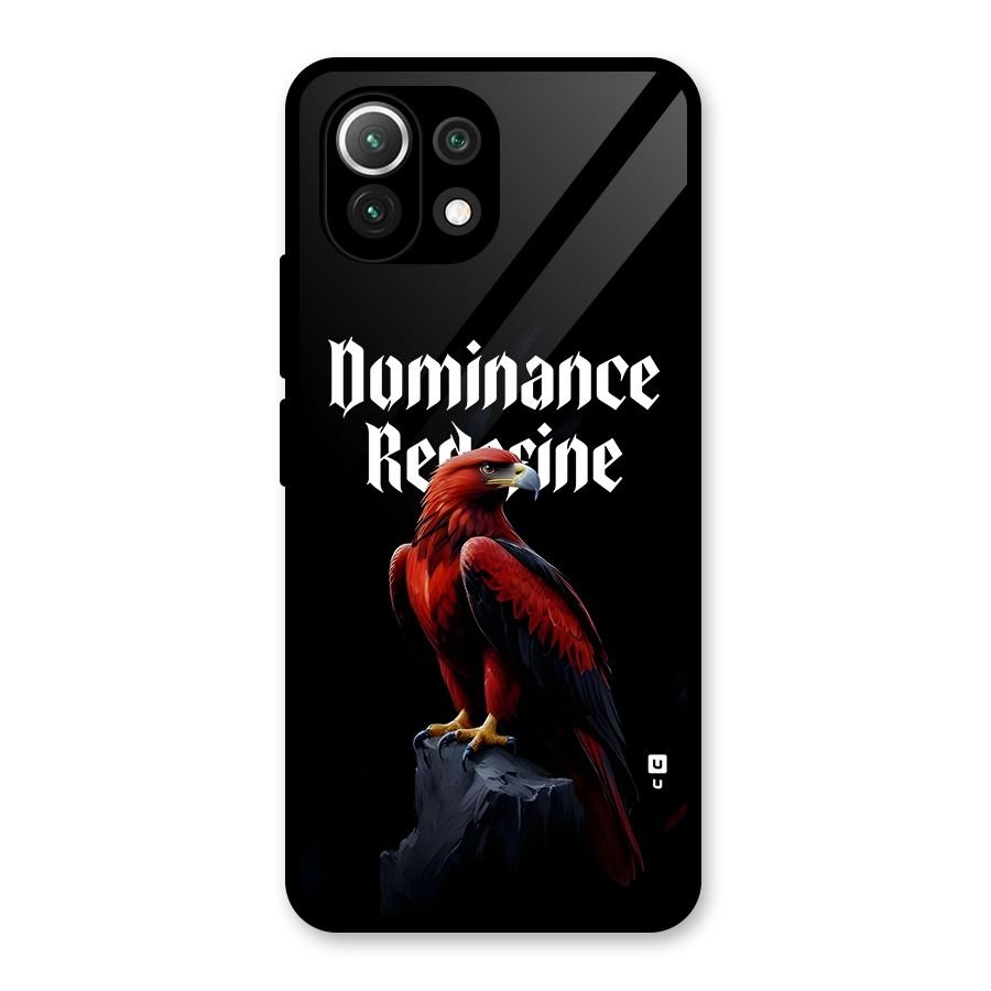 Dominance Eagle Glass Back Case for Mi 11 Lite NE 5G